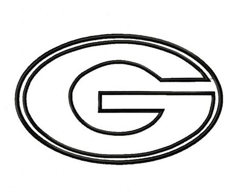 georgia bulldogs logo coloring pages